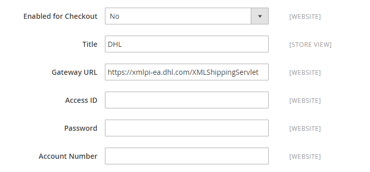 DHL | Adobe Commerce 2.4 User Guide
