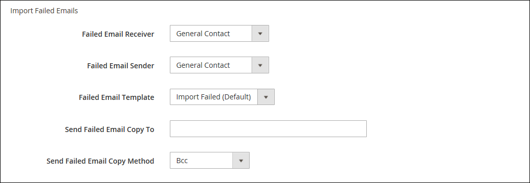 Data import - failed import email copy method